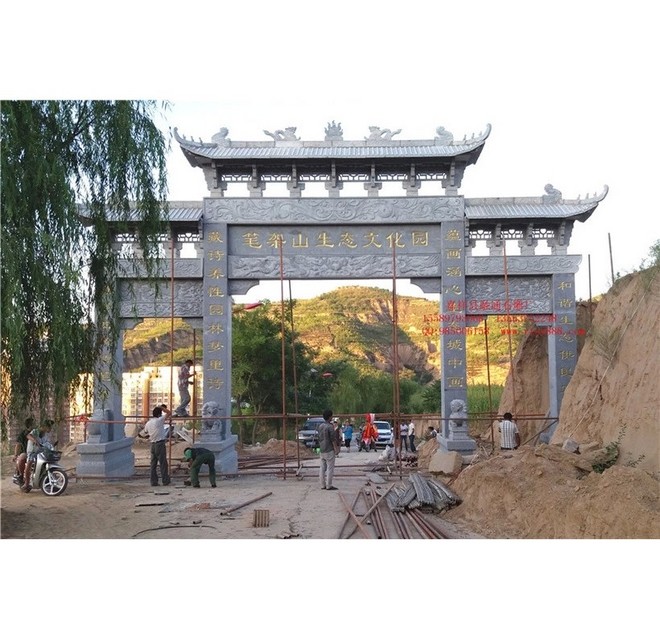 石牌楼图片