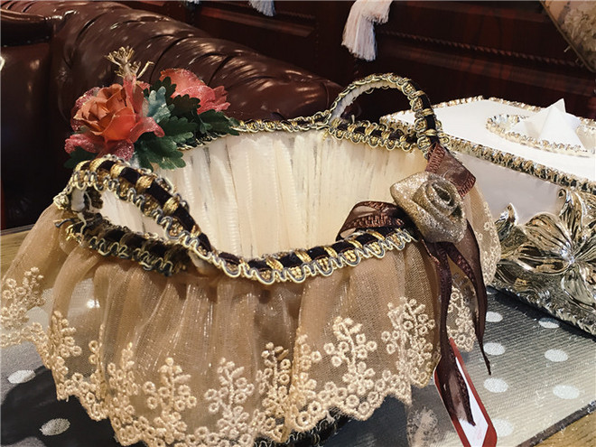 康乐屋专柜正品金钻传奇3号工艺篮 收纳篮 家居饰品